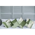 thumbnail image 4 of Ambesonne Throw Pillow Cover 4 Pack, , 20", Peacock Green Coconut, 4 of 7