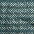 thumbnail image 1 of oneOone Cotton Jersey Teal Blue Fabric Kids Animal Quilting Supplies Print Sewing Fabric By The Yard 58 Inch Wide, 1 of 5