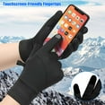 thumbnail image 4 of Deago Winter Gloves Touch Screen Water Resistant Windproof Thermal Ski Snow Gloves for Running Cycling Driving Hiking for Men Women, 4 of 9