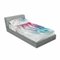 thumbnail image 3 of Modern Bedding Set with Sheet & Covers, Technologic Futuristic Geometrical Shapes Squares Artwork Print, Printed Bedroom Decor 2 Shams, 4 Sizes, Pale Blue Grey Hot Pink, by Ambesonne, 3 of 3