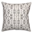 thumbnail image 2 of Creative Products Geometric Shibori Gray 18 x 18 Indoor / Outdoor Pillow, 2 of 3
