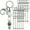 11pcs Gray, variant on Bulk Set of 11 Metal Keychain Bars for DIY Bead Crafts.