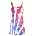 thumbnail image 4 of 4th of July Rompers Women Rompers for Women 2025 Womens Jumpsuits Casual Womens Rompers Summer Romper Women's Independence Day Print Pocket Romper Shorts, 4 of 5