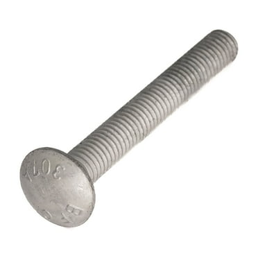 1/4"-20 x 1-1/4" Hot Dipped Galvanized Carriage Bolt, Grade A, Full Thread, Quantity 100 - by Fastener Depot, LLC