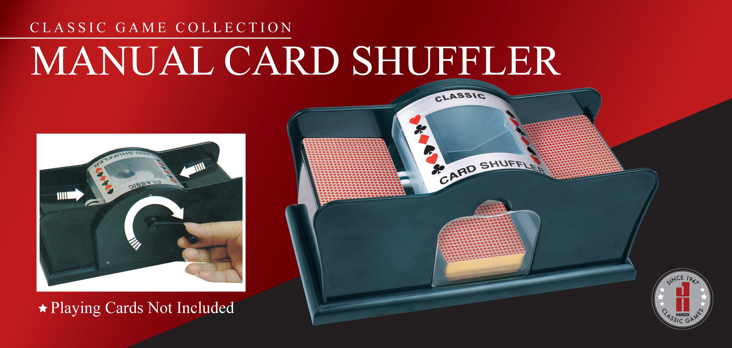 Classic Game Collection Manual Card Shuffler
