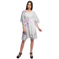 thumbnail image 3 of Moomaya Short Caftan Cover Up Dress Printed Women Kaftan Beachwear Cover Up, 3 of 6