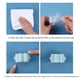 thumbnail image 2 of Bewildely Gran oferta, 2 uds., estante de Clip de pared para cuarto de ducha de baño, colgador de cepillo adhesivo ABS, suministros para el Almacenamiento y organización del hogar Verde, 2 of 6