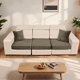 thumbnail image 4 of Sofa Cushion Covers For Dining Room Stretch Sofa Cushion Slipcovers For Kitchen Seat Protectors Wedding Banquet Decor Nylon Spandex Fabric Washable, 4 of 7