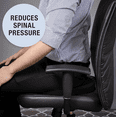thumbnail image 3 of HealthSmart Foam Deluxe Swivel Seat 15" x 1 3/8" Black Velour (513-1994-0200), 3 of 5