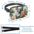 thumbnail image 3 of Koala Lightweight Adjustable Waist Pack Cross Body Bag Money Belt with Extension Strap Unisex, 3 of 7