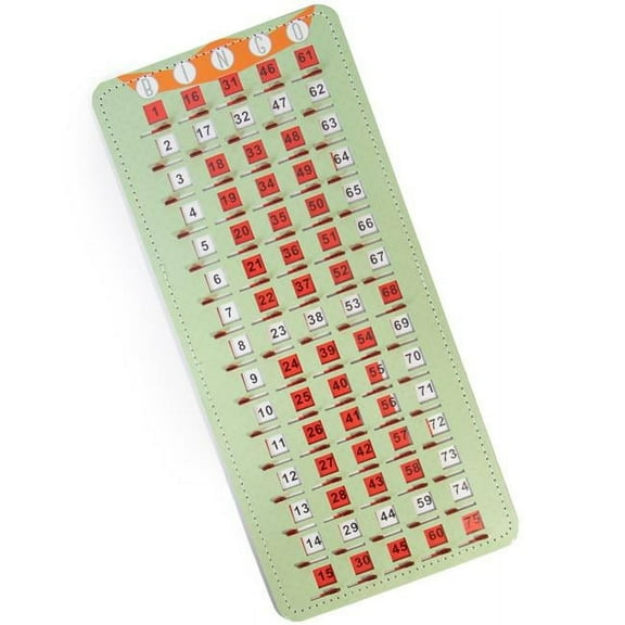 Brybelly GBIN-215 Shutter Bingo Masterboard Cards