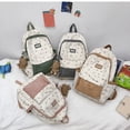 thumbnail image 3 of School Backpack for Ages 6rd 7th 10th 12th Middle Elementary Cute School Bag Students Solid Color Bookbag Middle Elementary, 3 of 5