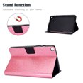 thumbnail image 5 of Allytech Galaxy Tab A 8.0 Case 2019 Released SM-T290 T295, Glitter Bling PU Leather Slim Shell Multi Angle Stand Shockproof Cover for Girls Women for Samsung Galaxy Tab A 8.0 2019 T290, Pink, 5 of 5