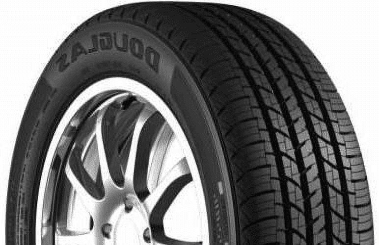 Douglas All-Season Tire 235/60R18 103H SL &amp; Peerless Tire Chain Bundle
