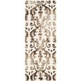 thumbnail image 2 of Safavieh Dip Dye Collection DDY689B Handmade Geometric Watercolor Ivory and Chocolate Wool Area Rug (5' x 8'), 2 of 10