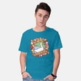 thumbnail image 2 of TeeFury Men's Graphic T-shirt Problematic Goose - Video Game | Puzzle | Turquoise | Extra Large, 2 of 4