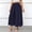 Navy, variant on Endives Plus Size Women's Wide Leg Pants Loose Comfortable Spring Summer Baggy Pant Crop Pant Vacation Outfits Outdoors XL-5XL