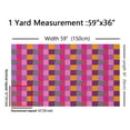 thumbnail image 3 of Manfei Geometric Buffalo Fabric by the Yard (1 Yard) for Girls, Grid Checkered Decorative Fabric by the Yard, Colorful Plaid Patchwork Sewing & Crafting Fabric, 3 of 6