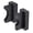 Type B Black, variant on Baseball Bat Wall Mount, Softball Baseball Bat Holder, 2 Pack Horizontal Bat Display Wall Rack Hangers for Wall Holder