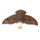 thumbnail image 4 of Figura de halcón de pájaro tallada en madera, linda estatua de águila de madera, escultura animal para el hogar Estilo A, 4 of 9