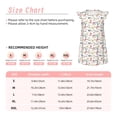 thumbnail image 3 of Fotbe Summer Floral Vestido de Dormir para Niñas de 3 a 10 Años, Mangas Cortas, Estilo Princesa, Pijama Camisón con Mangas Voladas-Large, 3 of 6