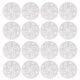 thumbnail image 1 of 500 hojas de papel para vaporizador, redondas y con agujeros, resistentes al agua (blancas), 1 of 7