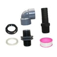 thumbnail image 3 of MAGIDEAL Water Tank Connector Adapter Fitting Hose Nozzle Locking Nut Pipe Fitting Rain, 3 of 8