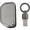 2 Button Grey, variant on Compatible Key Fob Cover for Jeep Grand Cherokee Dodge Charger Challenger Durango Journey Dart Chrysler 300 Key Case Holder Protector Metal Keychain