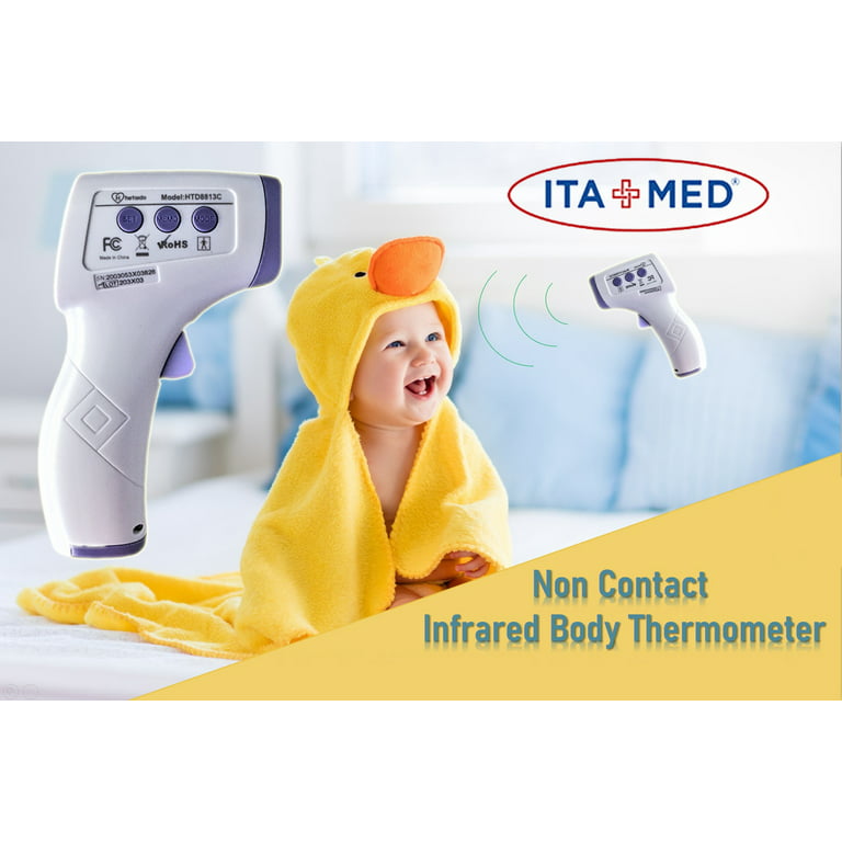 Non-Contact Infrared Thermometer | Display Life | Digital - 3 Surface Thermometer Years Body and LCD/ Mode Dual 