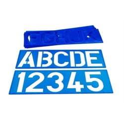 Number and Letter Stencil Set for Signs Address Painting Template Lettering Kit
