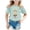 Mint Green, variant on LRen Girls Easter Shirts Size 7/8 Cartoon Rabbit Short Sleeve T-Shirt Cute Happy Easter Vacation Tops Children's Shirts