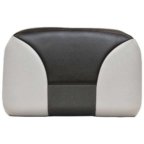 G3 Boat Backrest Seat Cushion 73520377 | Black Gray Faux Leather