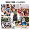 thumbnail image 6 of Naloa Daisy Sleeping Sloth Basketball Jersey Reversible Men's Mesh Athletic Sports Shirts Training Practice S-4XLXX-Large, 6 of 6