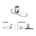 thumbnail image 1 of Titanium No Hole Dermal Anchor Body Piercing Jewelry, 1 of 1