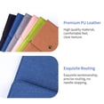 thumbnail image 3 of Amdohai Portefeuille Créatif en Cuir PU Pochette de Fichiers A4 Sac de Documents Organisateur de Rangement pour Factures de Contrats, 3 of 8