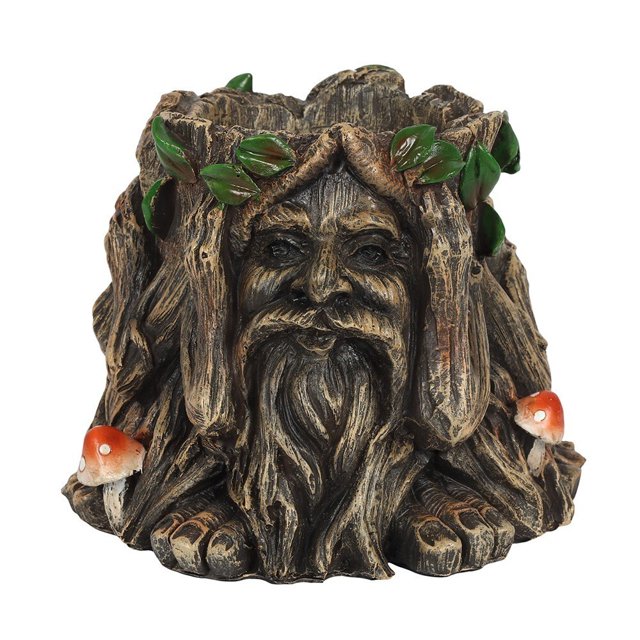 Something Different - Maceta Diseño Hombre Verde (Marrón)