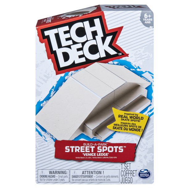 Tech Deck, BuildAPark Street Spots, Venice Ledge, Ramps for Tech Deck