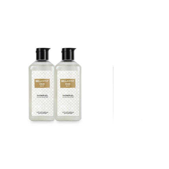 BELLAVITA White Oud Unisex Body Wash 250ml Each (Pack of 2)
