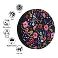 thumbnail image 5 of Gaeub Dancing Skeletons Floral Garden 14-17in Tire Cover, Spare Tire Cover, for Camper Caravan, Trailer, Car, Truck, SUV, Jeep - 15 inch, 5 of 9