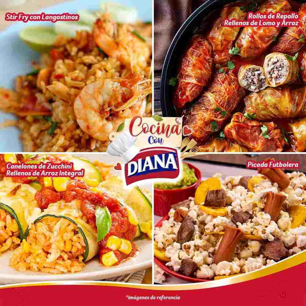 Coconut rice (3 Pack 500gr ea) Arroz de Coco Diana coconut rice flavored rice no artificial flavors or colors colombian food