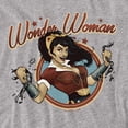 thumbnail image 2 of JLA Wonder Break Women's T Shirt, Athletic Heather, 2X-Large, 2 of 6