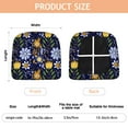 thumbnail image 3 of Pioneer Flower Seat Covers for Dining Room Chairs Set Of 4,Stretch Printed Washable Chair Seat Cover with Elastic Ties and Button,Removable Waterproof Couch Cushion Covers, 3 of 6
