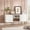 55in-White, variant on HLR Modern Fluted 55" TV Stand for 65 Inch TV, Entertainment Center with Storage, TV Console for Living Room, Blue