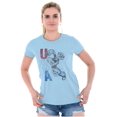 thumbnail image 4 of Popeye the Sailor Man USA Patriot Women's T Shirt Ladies Tee Brisco Brands 2X, 4 of 6
