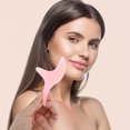 thumbnail image 2 of Unique Bargains 1 Pc Facial Muscle Stick Triangular Shape Skincare and Massaging Tool Pink, 2 of 5