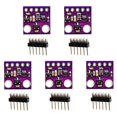 thumbnail image 1 of PAMEENCOS 5 piezas GY-MAX30102 MAX30102 Módulo sensor de oximetría de pulso, frecuencia cardíaca, pulso y concentración de oxígeno en sangre (placa morada) para Arduino, 1 of 5