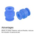 thumbnail image 4 of Anti-Vibración Golpe Absorción Amortiguación Goma Bolas M7x20mm para RC Cuadricóptero FPV Cardán Cámara Montaje (Azul/Paquete de 12), 4 of 6