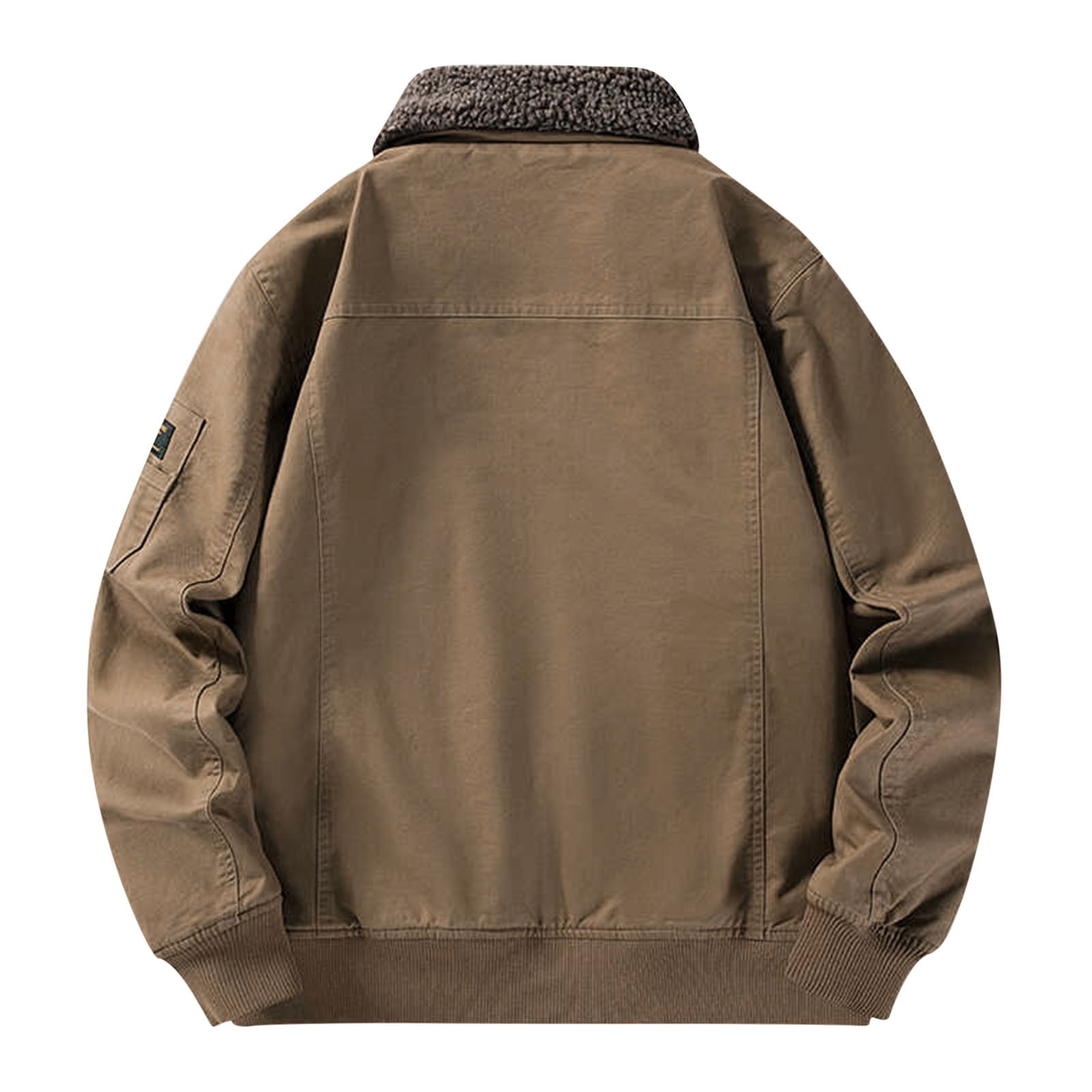 Zpanxa Men's Quilted Stand Collar Jacket Thermal Lock Padding