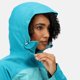 thumbnail image 4 of Regatta - Chaqueta Impermeable Britedale para Mujer (Turquesa, Esmaltado), 4 of 7