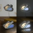 thumbnail image 2 of Sleeping Kitty 3D Novelty Light Box, Cute Cat and Feline Wall Art, Domestic Pet Decor for Cat Lovers (Height 20 inch, 50cm), 2 of 9